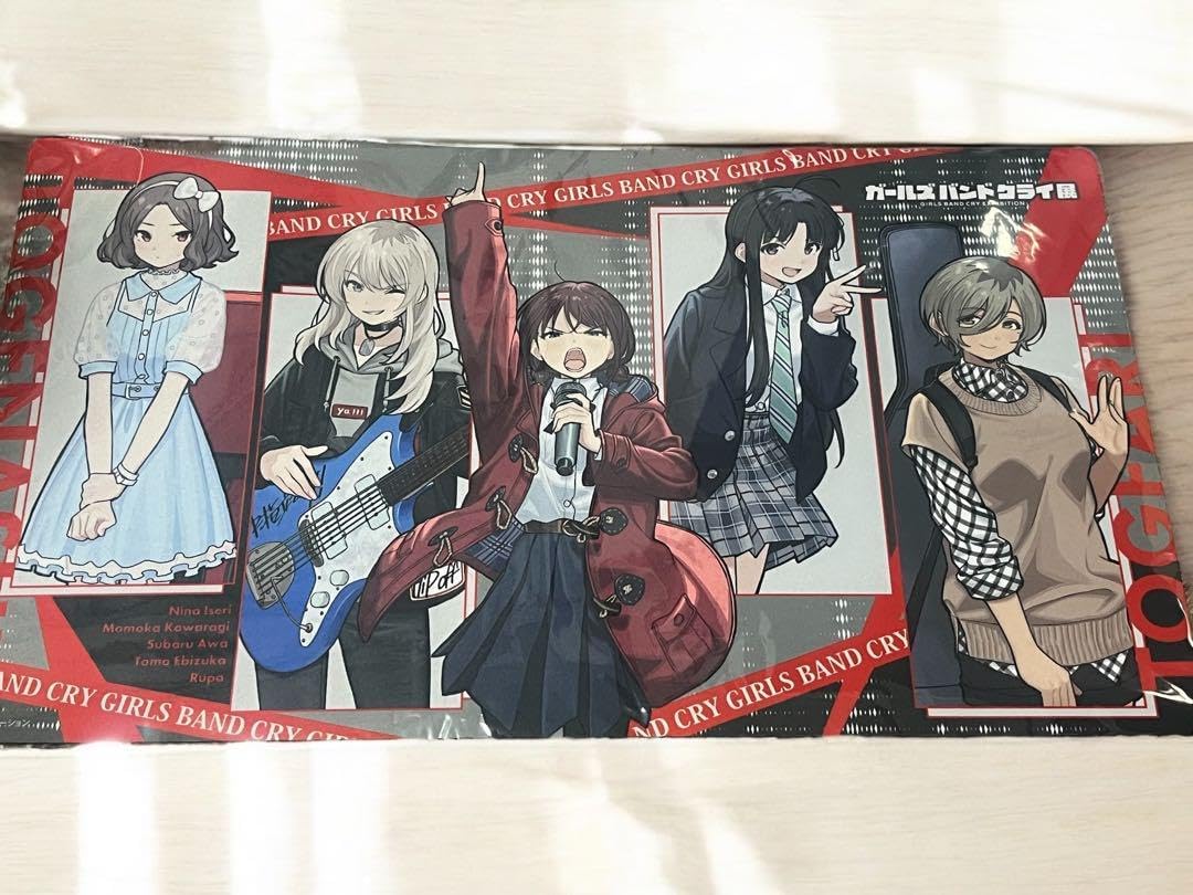 ガールズバンドクライ展 ガルクラ展 デスクラバーマット アニメ